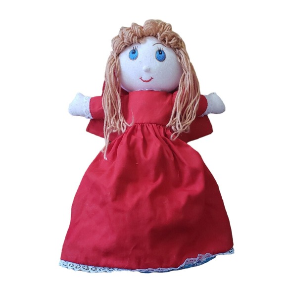 Vintage Topsy Turvy Red Riding Hood Fairy Tale Doll Grandma Wolf See Description - Picture 1 of 10